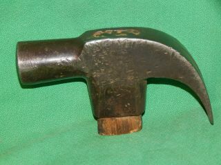 Early,  Antique,  Vintage Hand Tool,  Claw Hammer Head 20 Oz.