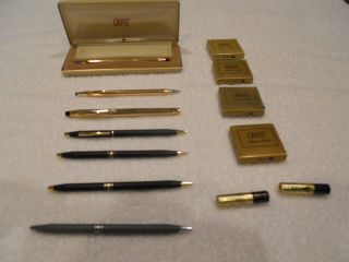 Assorted Cross Pens And Pencil