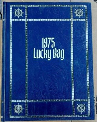 Vintage U S Naval Academy 1975 Lucky Bag Yearbook - Annapolis,  Md