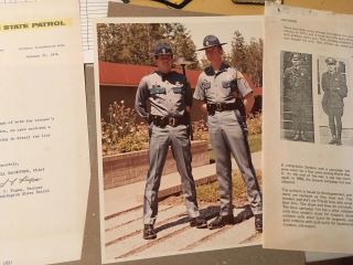 Vintage Washington State Patrol Patch Photo Letter Pennsylvania State Police 3