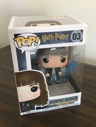 EMMA WATSON Signed Funko POP (Hermione Granger,  Harry Potter) 03 2