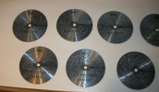 11 Thorens Metal Music Box Discs 4 1/2 Inch 2