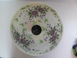 Reverse Painted Glass Lamp Shade 12 