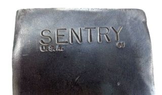 Vintage Single Bit SENTRY USA Camp Axe Hatchet Head 2 Pound 2