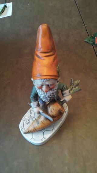 Goebel Co - Boy Figurine Well 501 " Robbie " The Vegetarian Gnome From Germany
