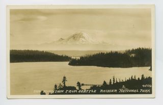 Rppc - Seattle,  Wa - 1903 Asahel Curtis View Of Mount Rainier - Q