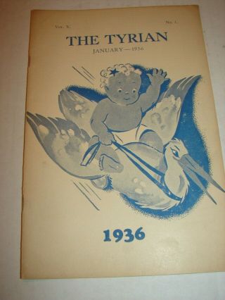 The Tyrian - January 1936 - Mahanoy City,  Pa - Year 