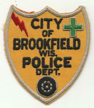 Brookfield Wisonsin Wi Police Old Patch