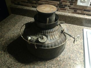 Vintage Perfection Kerosene Heater Parlor Brass Antique Burner Ornate Old