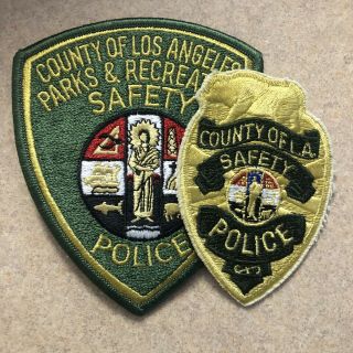 Los Angeles County Ca Parks And Recreation Police Patch Set