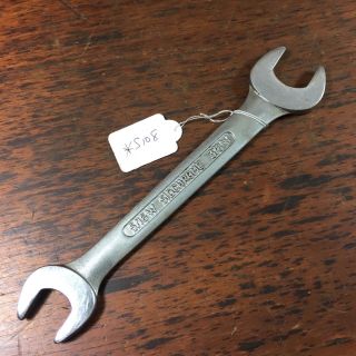 Vintage Sidchrome 5/16 " W X 3/8 " W Open Ended Spanner Made In Australia (s108)