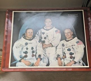 Vintage (1969) Apollo 11 Nasa Moon Landing Armstrong Aldrin Collins
