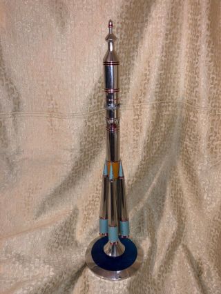 Soyuz Rocket Model - Handmade; Russian Space Force Model 1:150 Scale