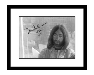 John Lennon 8x10 Signed Photo Print The Beatles Autographed