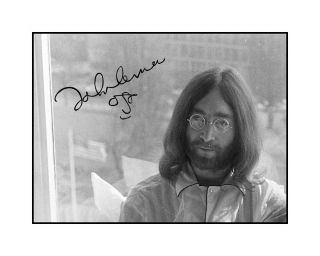 John Lennon 8x10 Signed Photo Print The Beatles Autographed 2
