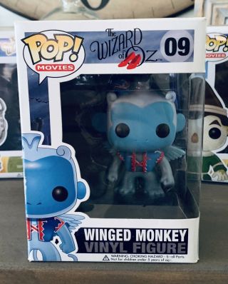 Funko Pop Winged Monkey 09 The Wizard Of Oz W/soft Protector.  45mm