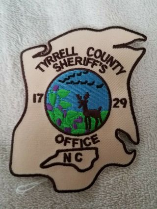 Tyrrell County Nc Police / Sheriff Patch North Carolina