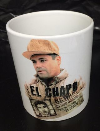El Chapo Guzman Wanted Poster Ceramic Coffee Mug