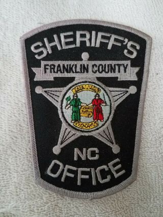 Franklin County Nc Police / Sheriff Patch North Carolina