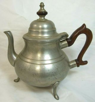Vintage Kirk Stieff Williamsburg Pewter Coffee/tea Pot