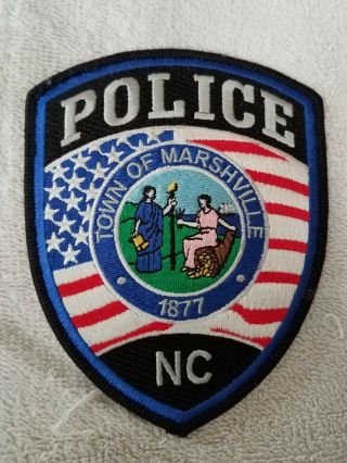 Marshville Nc Police / Sheriff Patch North Carolina