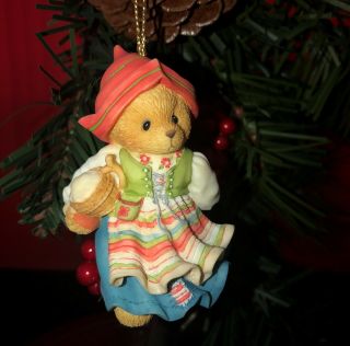 Cherished Teddies Ornament.  Swedish Girl Item 450928