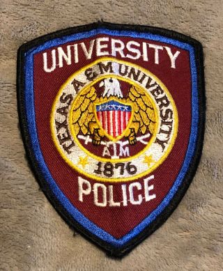Texas A&m University Police Patch,  Current Issue