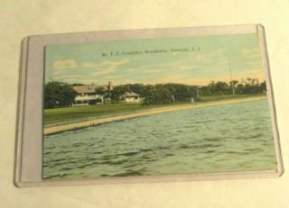 Quioque Long Island N Y Post Card Mr.  T.  E.  Conkin 