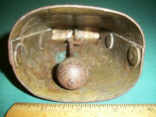 Antique / Vintage Riveted 5 ½” Cow / Goat Bell w/Iron Clapper 5