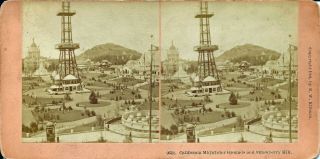 Rare 1894 San Francisco California Midwinter Exposition Stereoview - 9639