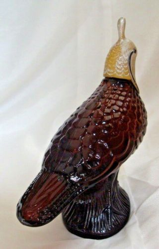 Avon Quail Decanter Deep Woods Mens Aftershave Cologne Perfume Collectible FULL 3