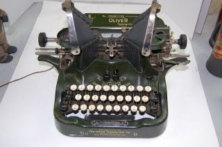 Antique Oliver No.  9 Typewriter Fc Needs Some Tlc