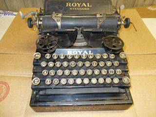 Vtg Royal Typewriter Flatbed Standard Antique Repair Restore Parts 5 ?