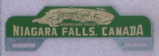 Rare Vintage License Plate Topper Niagara Falls Canada