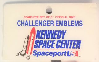 Vintage NASA Challenger EMBLEMS 10 Embroidered Patches Kennedy Space Center /06 5