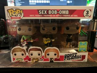 Sex Bob - Omb 3 - Pack Scott Pilgrim Vs The World Funko Pop Sdcc Rare