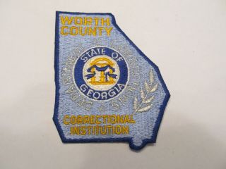 Georgia State Correction Worth County Patch Obsolete
