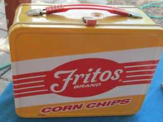 Vintage Fritos Brand Corn Chips Metal Lunch Box (no Thermos)