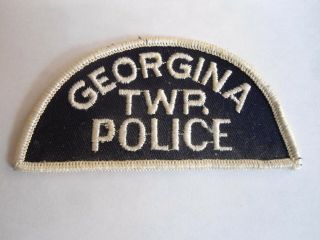 Vintage Georgina Twp.  Police Patch,  Ontario,  Canada,  Police Crest