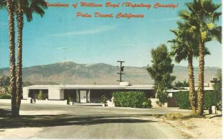 Residence Of William Boyd (hopalong Cassidy) Palm Desert,  California
