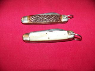 Two Vintage Boy Scout Imperial & Ulster Cutlery Pocket Knives Knife 2
