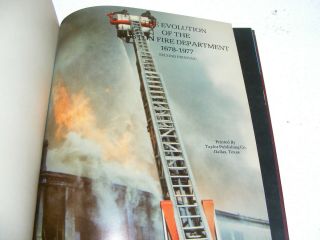 Boston Mass Fire Dept.  Evolution of the Boston F D 1678 - 1977 Yearbook Alumni MA 2