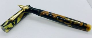 Moore 95 Black & Pearl Fountain Pen 14k Moore Mani Flex NIb Restored 2