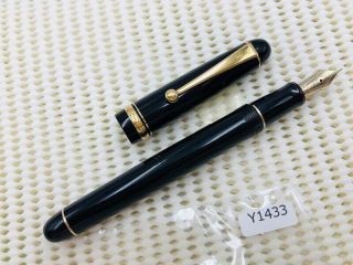 Y1433 Pilot Custom 74 Fountain Pen Black 14k Gold 585 M