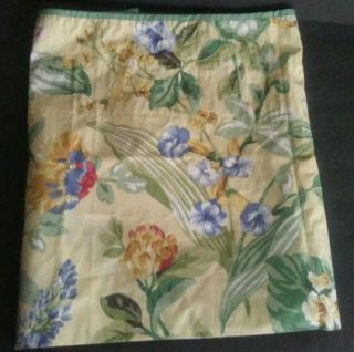 Thomasville Furnishings Shabby Cottage Chic Curtain Valance Floral 86.  5x 17 