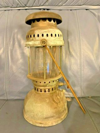 Vintage Rare Optimus 200 Oil Lantern Made In Sweden Estate Fresh