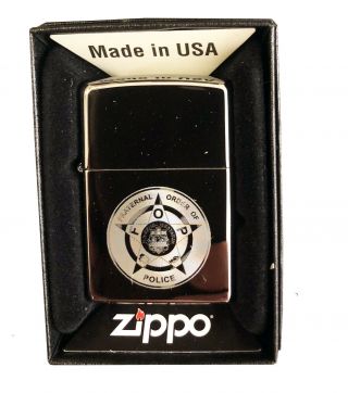 Fraternal Order Of Police Collectible Zippo Lighter
