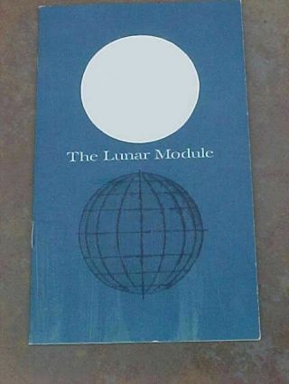 1960s Vintage Grumman Lm Lunar Module Booklet