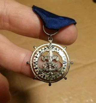 Boy Scout,  Sea Scout,  Quartermaster Award Medal 4