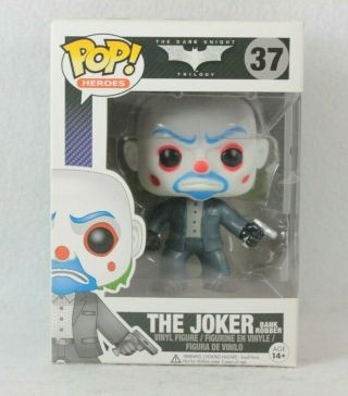 Funko Pop Dc Heroes Joker Batman Vinyl Figure 37 Dark Knight Trilogy Bank Robber